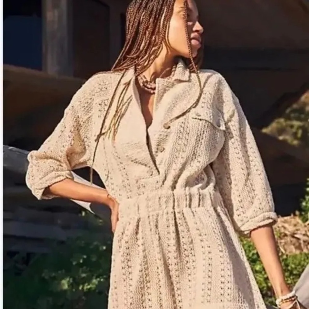 Free People FP Beach Ryan Knit Romper Cream
Medium - Picture 2 of 8